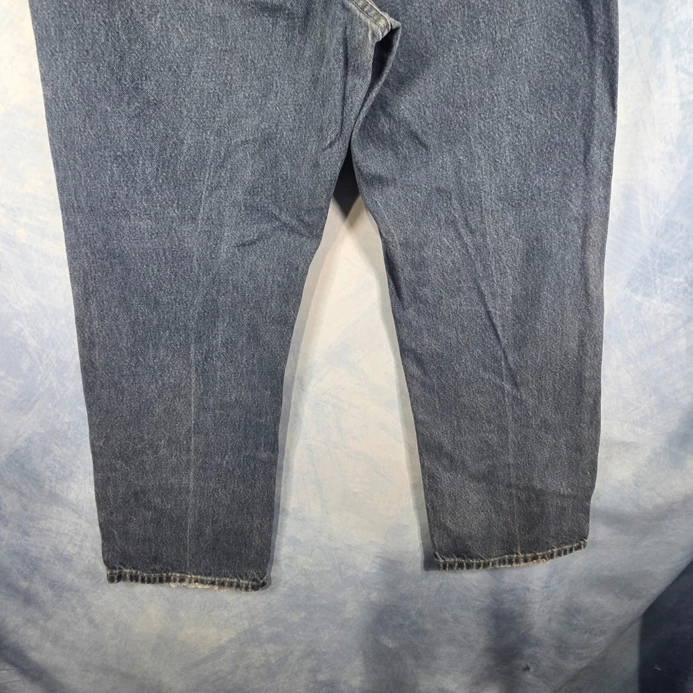 Van Heusen Mens Straight Leg Jeans 36x29 Blue Medium Wash 100% Cotton Denim
